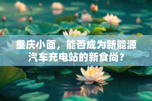 重庆小面，能否成为新能源汽车充电站的新食尚？
