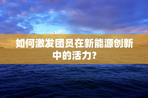 如何激发团员在新能源创新中的活力？