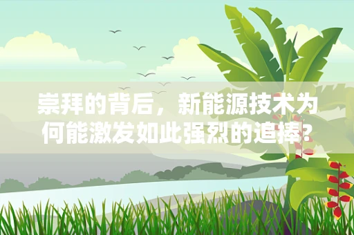 崇拜的背后，新能源技术为何能激发如此强烈的追捧？