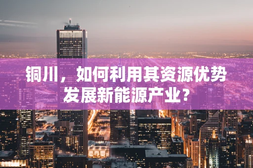 铜川，如何利用其资源优势发展新能源产业？