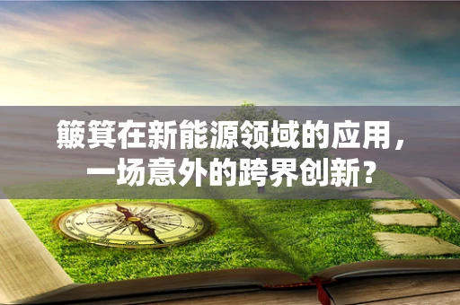 簸箕在新能源领域的应用，一场意外的跨界创新？