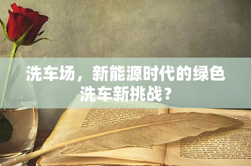 洗车场，新能源时代的绿色洗车新挑战？