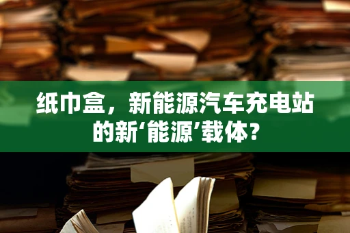 纸巾盒，新能源汽车充电站的新‘能源’载体？