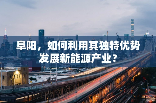 阜阳，如何利用其独特优势发展新能源产业？