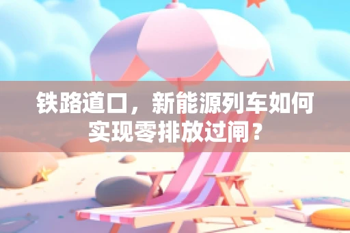 铁路道口，新能源列车如何实现零排放过闸？