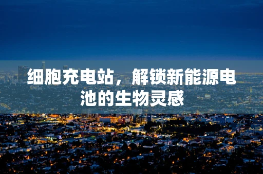 细胞充电站，解锁新能源电池的生物灵感