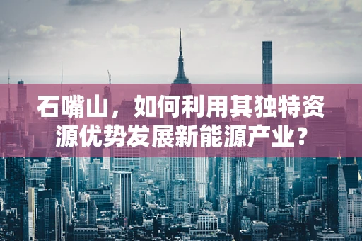 石嘴山，如何利用其独特资源优势发展新能源产业？