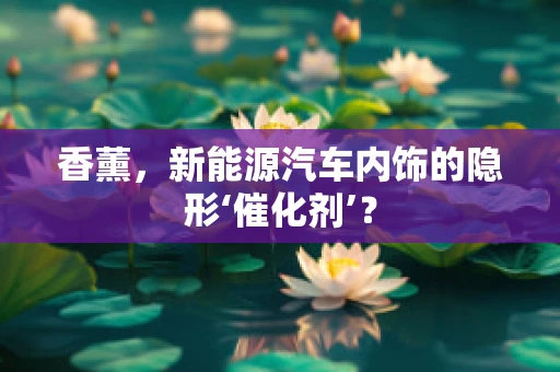 香薰，新能源汽车内饰的隐形‘催化剂’？