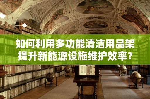 如何利用多功能清洁用品架提升新能源设施维护效率？