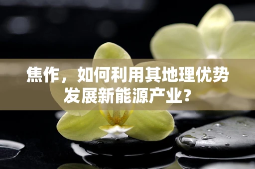 焦作，如何利用其地理优势发展新能源产业？