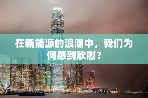 在新能源的浪潮中，我们为何感到欣慰？