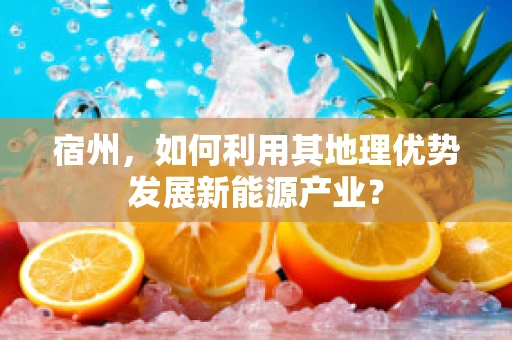 宿州，如何利用其地理优势发展新能源产业？