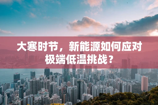 大寒时节，新能源如何应对极端低温挑战？