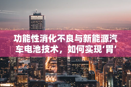 功能性消化不良与新能源汽车电池技术，如何实现‘胃’的健康出行？