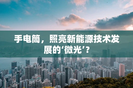 手电筒，照亮新能源技术发展的‘微光’？