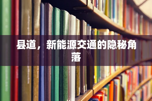 县道，新能源交通的隐秘角落