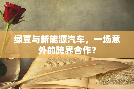 绿豆与新能源汽车，一场意外的跨界合作？