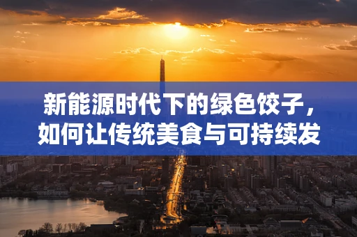 新能源时代下的绿色饺子，如何让传统美食与可持续发展同行？