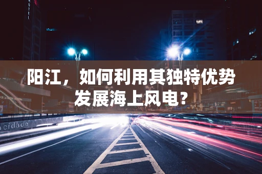 阳江，如何利用其独特优势发展海上风电？