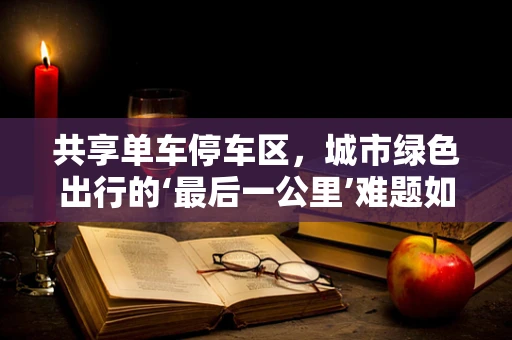 共享单车停车区，城市绿色出行的‘最后一公里’难题如何破解？