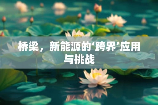 桥梁，新能源的‘跨界’应用与挑战