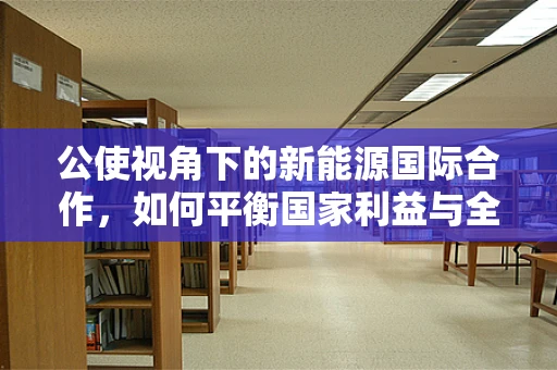公使视角下的新能源国际合作，如何平衡国家利益与全球共识？