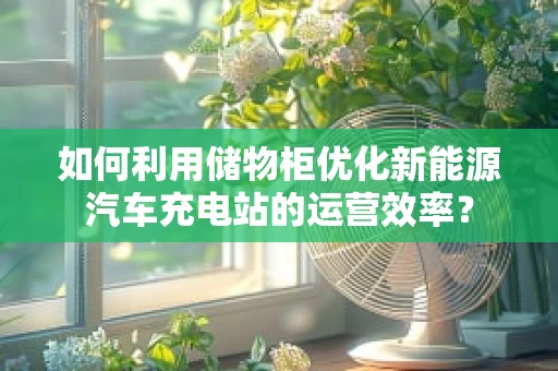 如何利用储物柜优化新能源汽车充电站的运营效率？