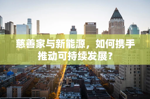 慈善家与新能源，如何携手推动可持续发展？