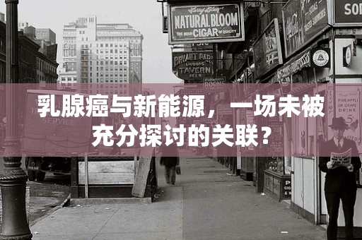 乳腺癌与新能源，一场未被充分探讨的关联？