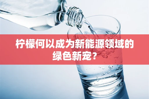 柠檬何以成为新能源领域的绿色新宠？