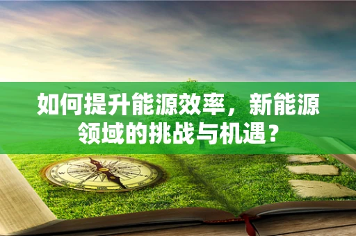 如何提升能源效率，新能源领域的挑战与机遇？