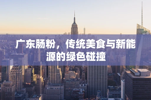 广东肠粉，传统美食与新能源的绿色碰撞