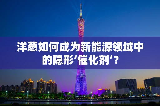 洋葱如何成为新能源领域中的隐形‘催化剂’？