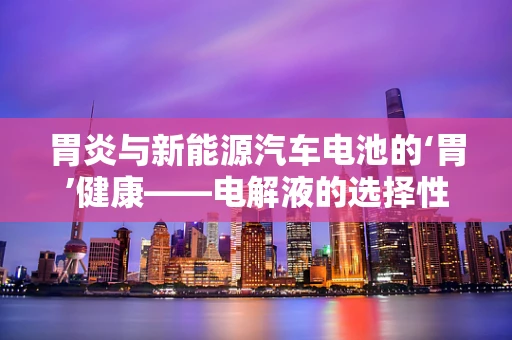 胃炎与新能源汽车电池的‘胃’健康——电解液的选择性挑战