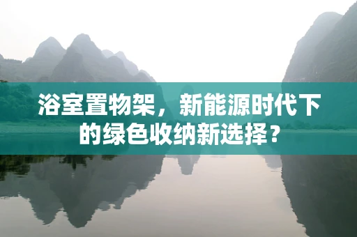 浴室置物架，新能源时代下的绿色收纳新选择？