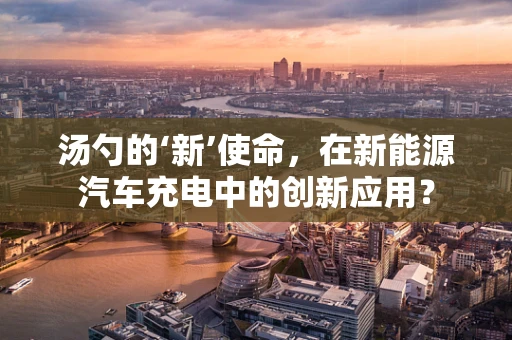 汤勺的‘新’使命，在新能源汽车充电中的创新应用？