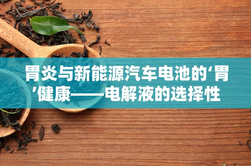 胃炎与新能源汽车电池的‘胃’健康——电解液的选择性挑战