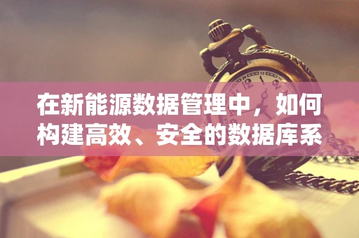 在新能源数据管理中，如何构建高效、安全的数据库系统？