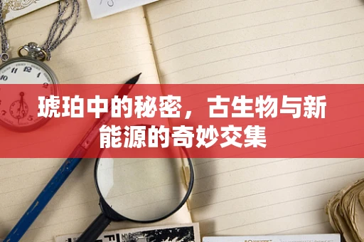 琥珀中的秘密，古生物与新能源的奇妙交集