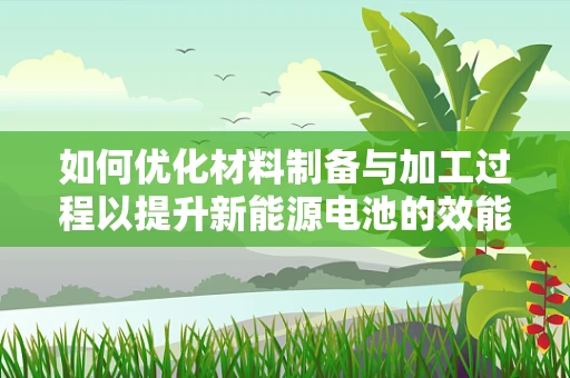 如何优化材料制备与加工过程以提升新能源电池的效能？