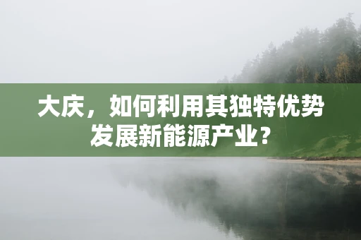 大庆，如何利用其独特优势发展新能源产业？