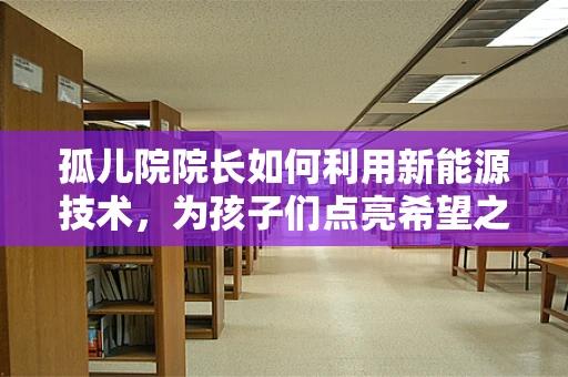 孤儿院院长如何利用新能源技术，为孩子们点亮希望之光？