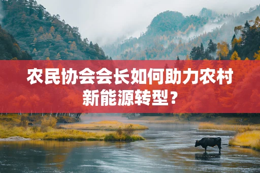 农民协会会长如何助力农村新能源转型？