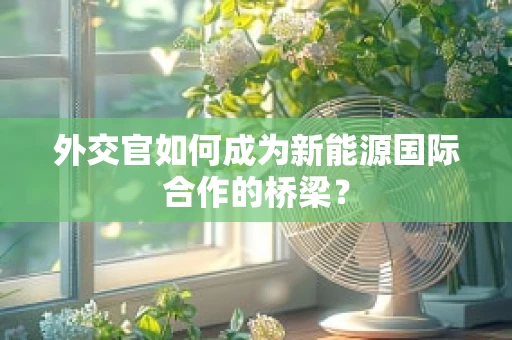 外交官如何成为新能源国际合作的桥梁？