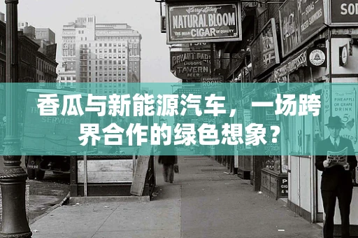 香瓜与新能源汽车，一场跨界合作的绿色想象？
