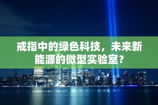 戒指中的绿色科技，未来新能源的微型实验室？