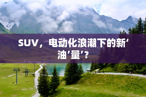 SUV，电动化浪潮下的新‘油’量’？