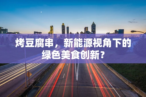 烤豆腐串，新能源视角下的绿色美食创新？