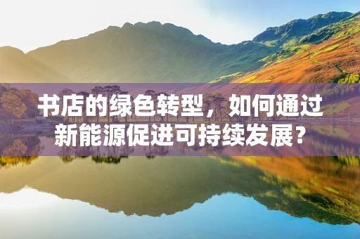 书店的绿色转型，如何通过新能源促进可持续发展？