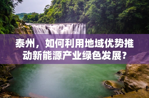 泰州，如何利用地域优势推动新能源产业绿色发展？